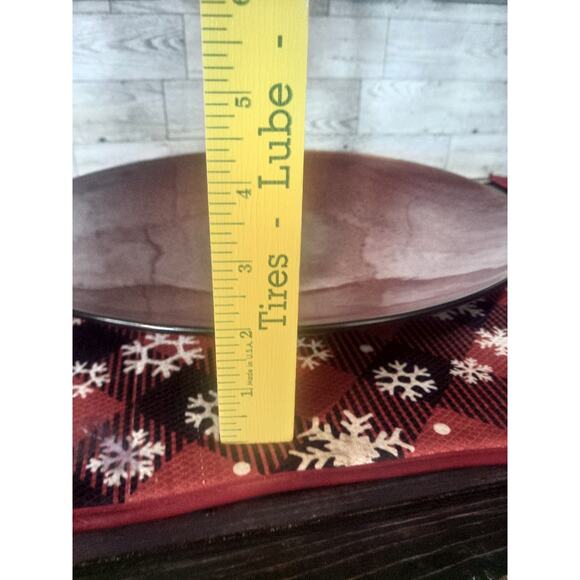 MCM Oneida lava effects 13-in serving platter - Picture 3 of 5